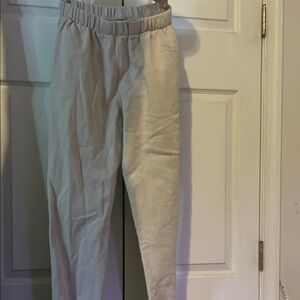 PacSun Cream Track Pants